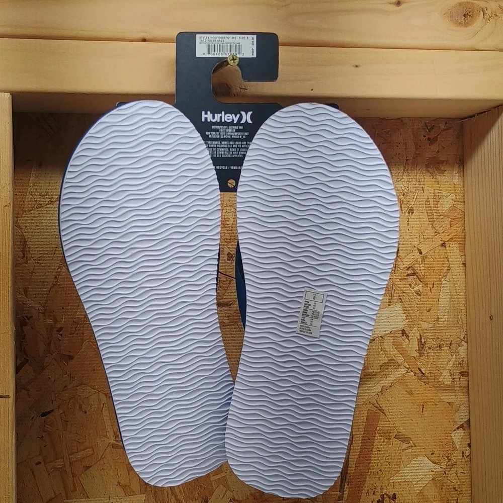 Hurley Blue Flip Flops